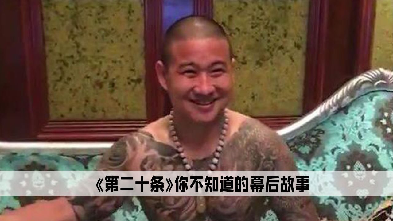 第二十条原型:昆山龙哥以一己之力推动法律十几年发展