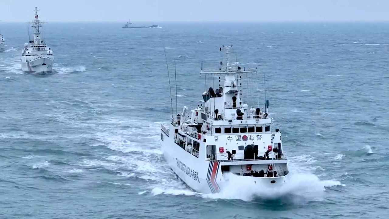 现场!福建海警在厦金海域开展综合执法演练