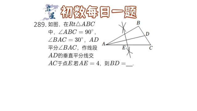 垂直平分线综合,运用垂直平分线性质直接搞定!