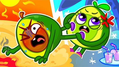 儿童搞笑牛油果动画:调皮鬼的下场!