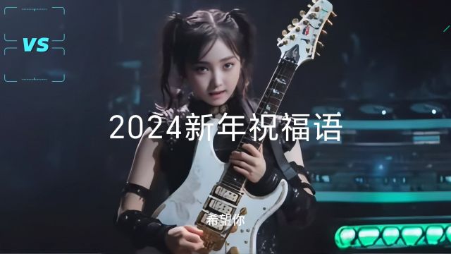 2024新年祝福语希望你 制作一