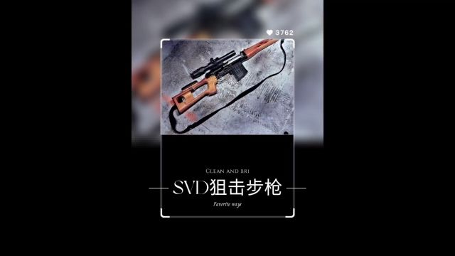 SVD狙击步枪,是苏联1963年研制列装的一型狙击步枪.同时以是世界上第一支专用狙击枪.