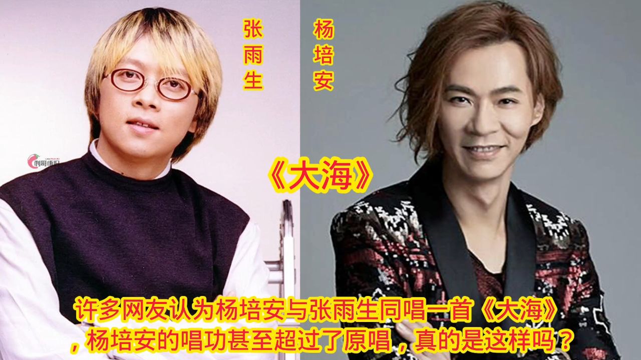 杨培安翻唱张雨生《大海》火了,粉丝点赞量甚至超过了原唱!