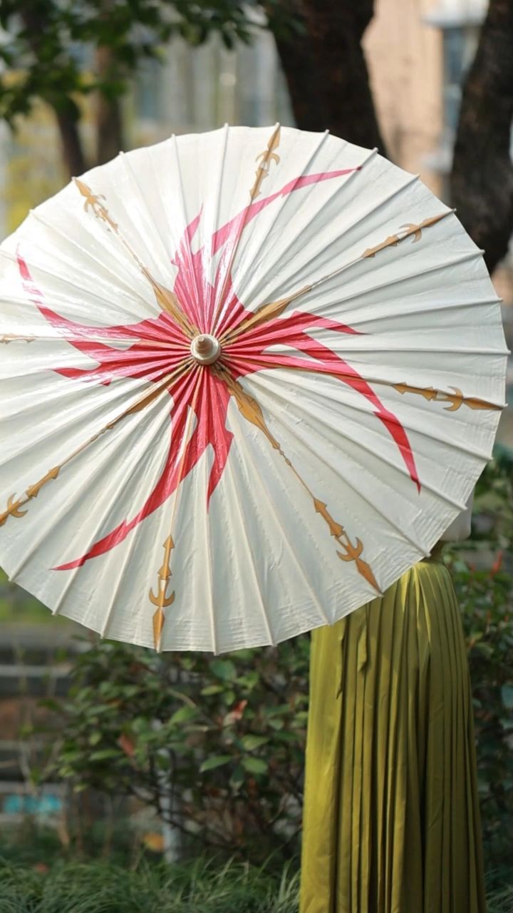 当我把《全职高手》里君莫笑的千机伞,抢了过来#油纸伞#千机伞#全职