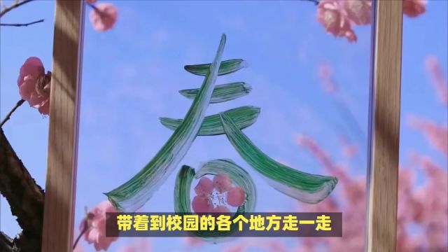 阜阳阜南:赵集镇中心学校春日的校园,所有的美好都在路上