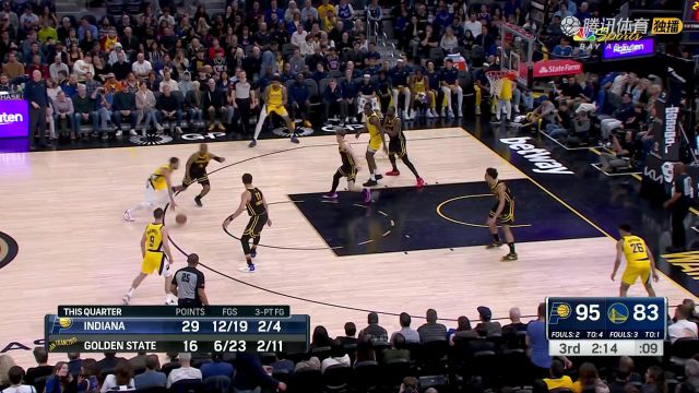 2023/24赛季NBA常规赛：步行者 VS 勇士 全场回放