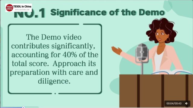 Some key points of TESOL DEMO