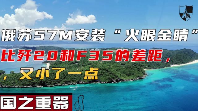 俄苏57M安装“火眼金睛”:比歼20和F35的差距,又小了一点