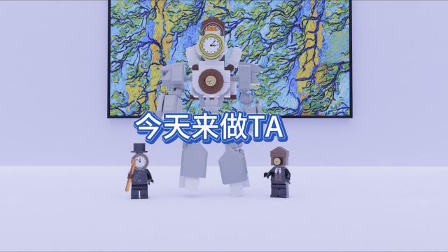 【乐高MOC】好久没做时钟人了,今天来这个