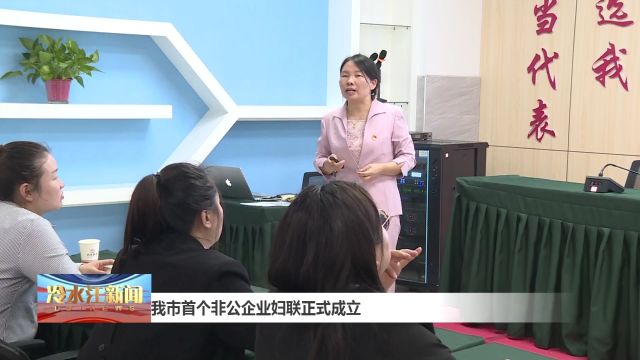 我市首个非公企业妇联正式成立