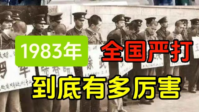 1983年的全国严打,到底有多厉害,亲嘴都会被判刑#八三年严打 #胡贤华 #翟曼霞#唐山最狂菜刀队 #616惨案