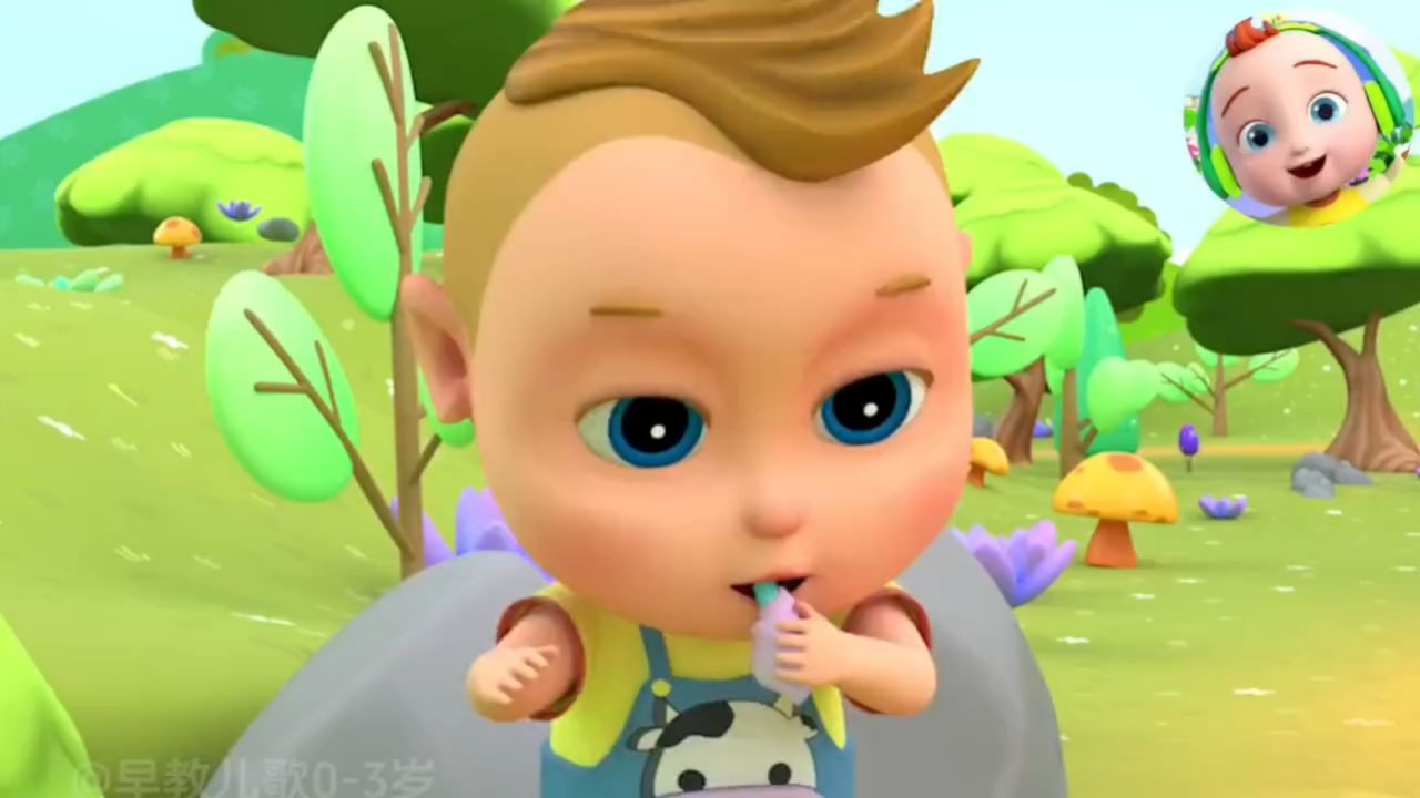 宝宝早教儿歌动画:小兔子和小乌龟赛跑#0-3岁早教儿歌#动画#儿童动画