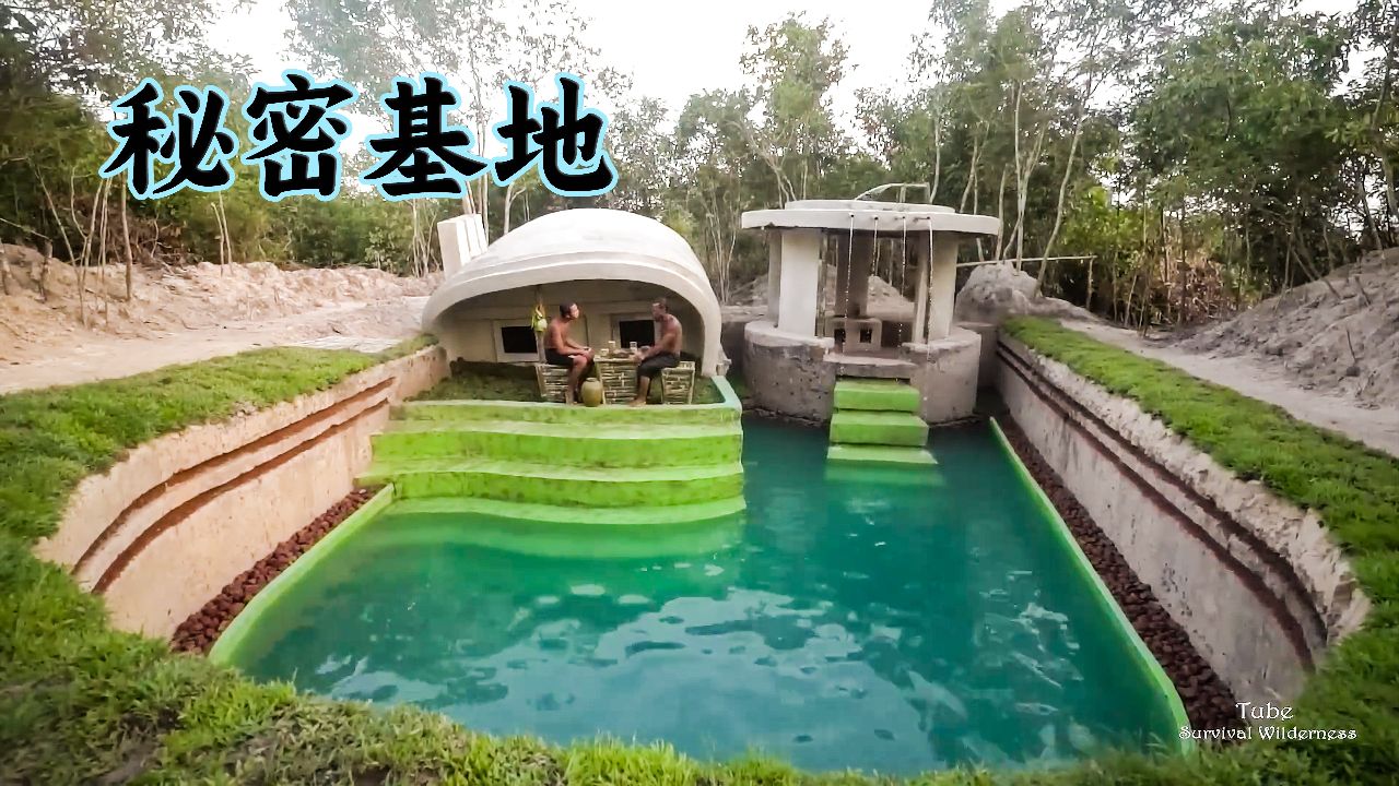 《秘密基地》下 俩老伙儿野外徒手搭建秘密基地
