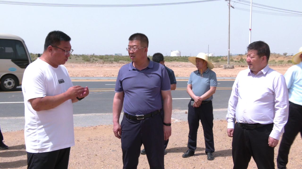 王海宁督导调研全县重点项目建设情况