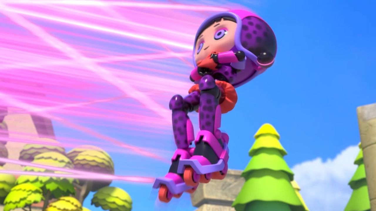 超音速机器人速度太快飞起来了