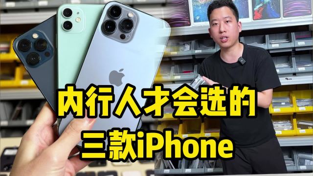 内行人才会选的三款iPhone,看有你的没