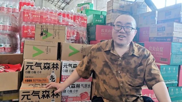 实拍西安货源稳定拿货价优惠的元气森林批发进货渠道,可全国发货