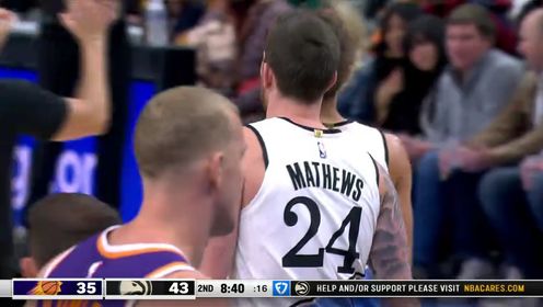 《NBA全场集锦》【回放】NBA常规赛：太阳vs老鹰第2节英文原声回放