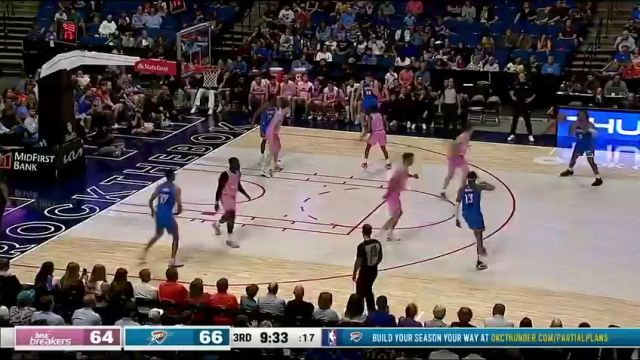 新西兰破坏者vs雷霆第3节英文原声回放