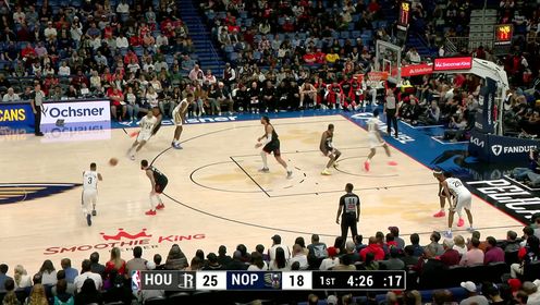 《NBA全场集锦》开启得分模式！霍金斯接球漂移出手高难中投一发入魂