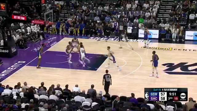  NBA附加赛：勇士vs国王英文原声全场回放