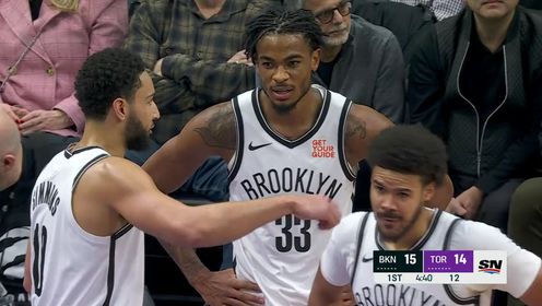 《多伦多猛龙》【回放】NBA常规赛：篮网vs猛龙第1节英文原声回放