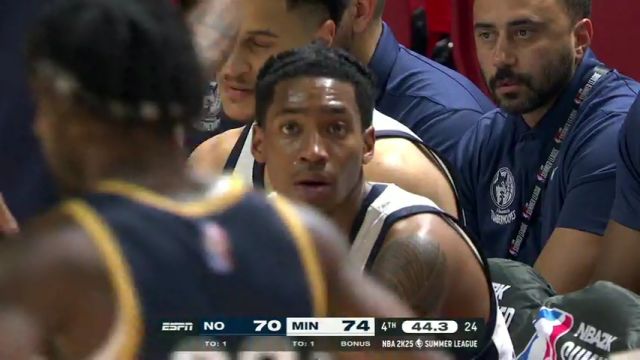 NBA夏季联赛：鹈鹕vs森林狼英文原声全场回放
