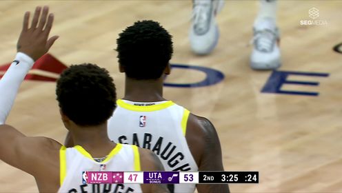 《NBA全场集锦》积极拼抢才能有效果 基扬特-乔治妙传科林斯篮下吃饼 森萨博抢断随后中投得手