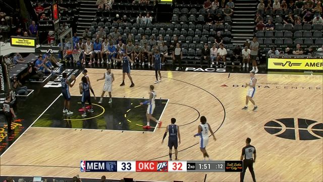 阿贾伊-米切尔vs灰熊集锦 9投7中拿到全场最高21分率队取胜