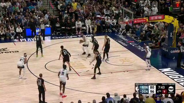 森林狼vs掘金第4节中文解说回放