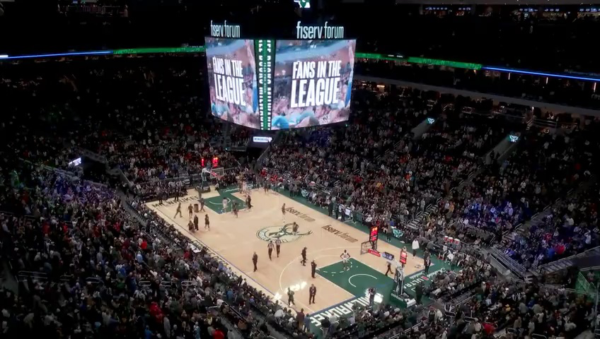 公牛vs雄鹿 NBA常规赛：公牛vs雄鹿英文原声全场回放