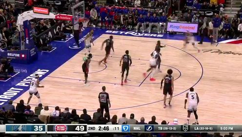 《NBA全场集锦》【回放】森林狼vs活塞第2节英文原声回放