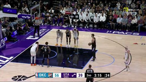 《NBA全场集锦》NBA常规赛：雷霆vs爵士第2节中文解说回放