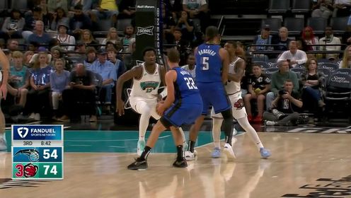 《NBA全场集锦》还没到放弃的时候 小瓦格纳外线三分精准投射强势追分