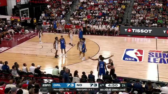 NBA夏季联赛：魔术vs鹈鹕第4节英文原声回放