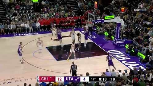 《NBA全场集锦》空切进场强势发难 马尔卡宁接球暴力轰筐一气呵成
