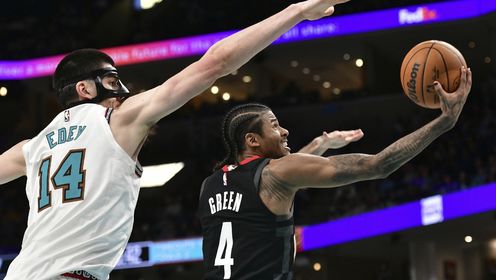 《NBA全场集锦》【球星】杰伦格林vs灰熊集锦 全场25+6+5进攻端全面发挥难救主
