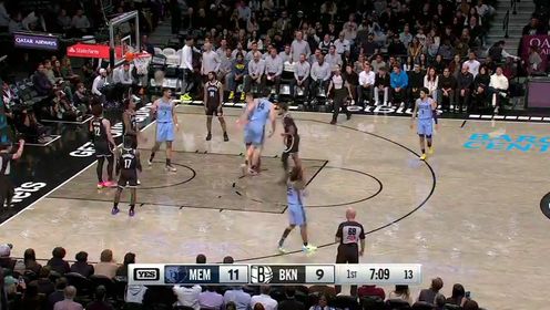 《布鲁克林篮网》【回放】NBA常规赛：灰熊vs篮网第1节英文原声回放