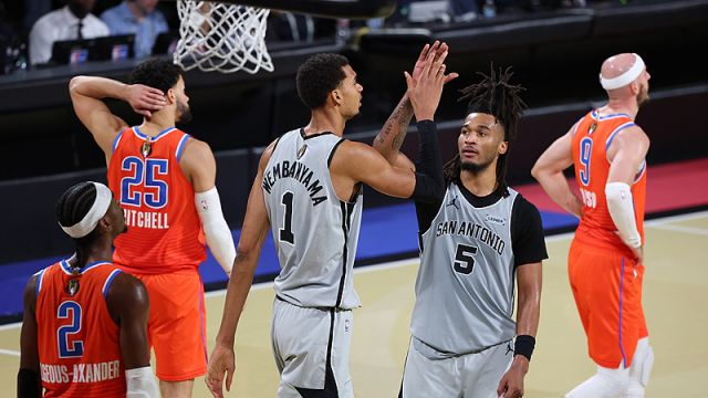 马刺vs雷霆精华回放 文班亚马复出引领球队4人20+亚历山大空砍29+5