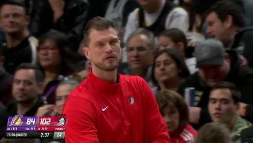 01月18日 NBA常规赛 湖人vs开拓者 NBA录像回放