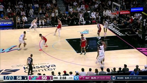《迈阿密热火》NBA常规赛：奇才vs热火第2节英文原声回放