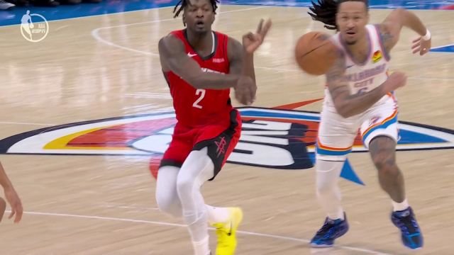 伊森vs雷霆集锦 全队最高26+8表现十分在线