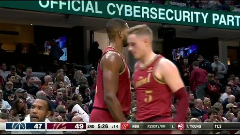 《NBA骑士》NBA常规赛：奇才vs骑士第2节英文原声回放