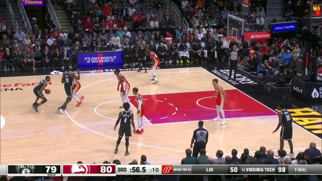 布里奇斯vs老鹰集锦 全场32+5+6绝命中投一招定乾坤