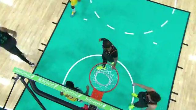 NBA常规赛：步行者vs奇才第3节英文原声回放