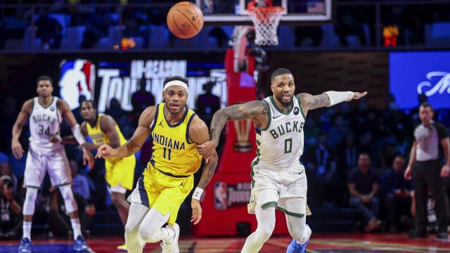 NBA季中锦标赛：步行者vs雄鹿第4节中文解说回放