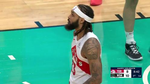 《NBA全场集锦》NBA常规赛：猛龙vs奇才第1节英文原声回放