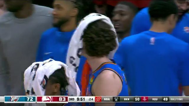 雷霆vs老鹰第3节中文解说回放