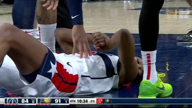 NBA常规赛：奇才vs步行者第4节中文解说回放