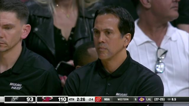 马刺vs热火第4节中文解说回放